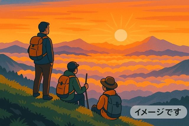 aso_sunrise_hikers